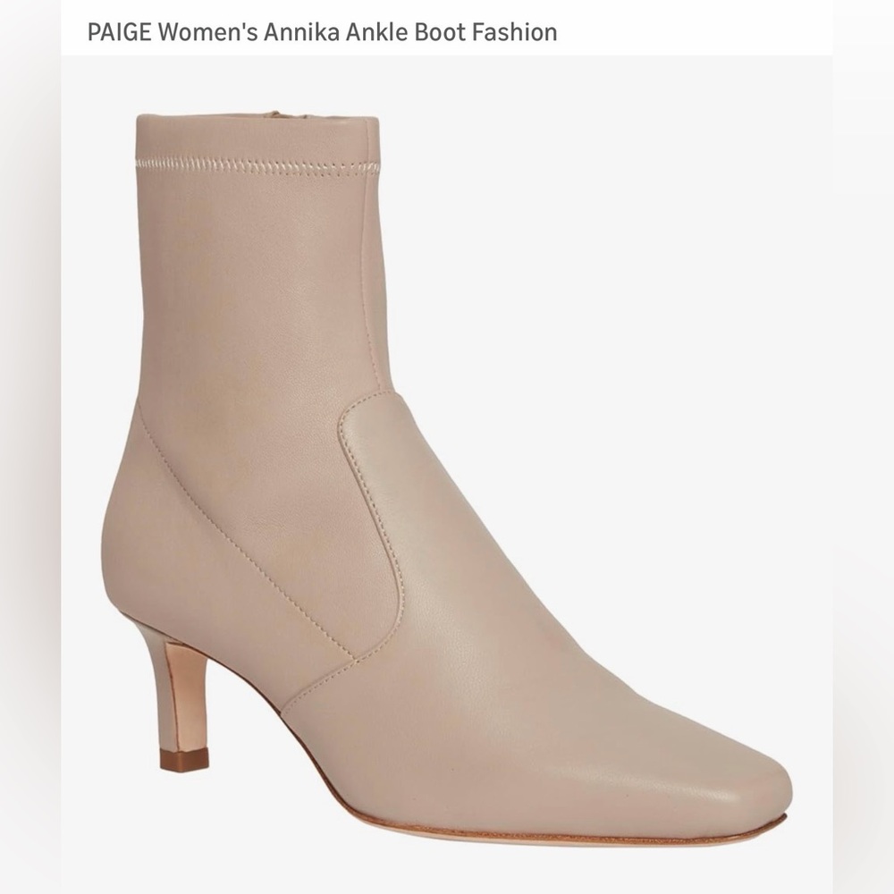 PAIGE Annika Ankle Boot. Light tan. 7.5. Excellent condition. Price negotiable